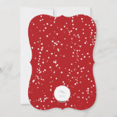 Merry Little Kerstmis Modern Typografie Foto Feestdagenkaart (Achterkant)