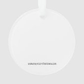 Merry Little Kerstmis Mouse Ornament (achterkant)