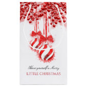 Merry Little kerstWaterverf Splash Klein Cadeauzakje (Achterkant)