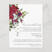 Merry Little Wedding Accommodaties Informatiekaartje (Voorkant)
