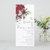 Merry Little Wedding Programma (Staand voorkant)