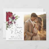 Merry Little Wedding - Save the Date Kaart (Voorkant)
