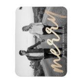 Merry Luxe | Magnet photo de vacances (Vertical)