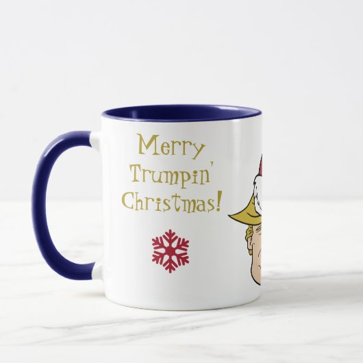 Merry Maga Trump Christmas Mug (Gauche)