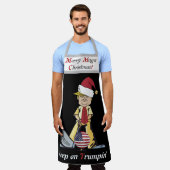 Merry Maga Trump Kerstappron Schort (Gedragen)