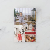 Merry Magic | Foto Snowflake Feestdagen Kaart (Binnen)