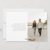 Merry Magic Script & Serif Kerstmis Fotokaart Feestdagenkaart (Achterkant)