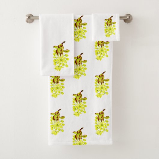 'Merry Maples' op een Badkamer Handdoek Set (III) (Insitu)