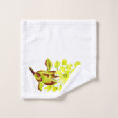 'Merry Maples' sur un ensemble de serviettes de ba (Gant de toilette)