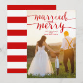 MERRY & MARIÉ | CARTE PHOTO VACANCES (Devant / Derrière)