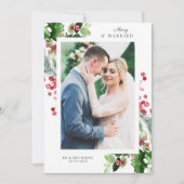 MERRY & MARRIED | faire-part de mariage  (Devant)