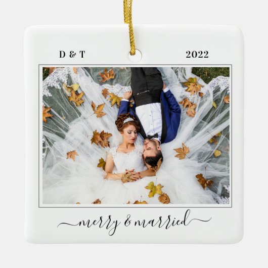 Merry & Married Ornament (Voorkant)