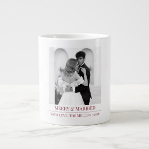 Merry & Married - Persoonlijke Kerst voor Jonggehu Extra Grote Beker