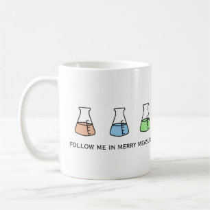Merry Measure Chemistry Science Erlenmeyer Holiday Koffiemok