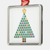 Merry Meeple Kerstboom Metal Ornament (Links)
