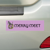 Merry Meet Bumpersticker (Op auto)