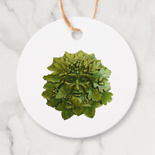 Merry Meet Pagan Oak King Bedankjes Labels (Voorkant)