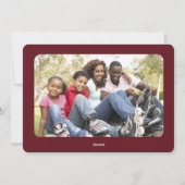 Merry Memories Fotocollage Boog Kerstmis Feestdagenkaart (Achterkant)