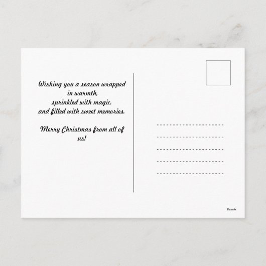 Merry Memories Lijst Feestdagenkaart (Achterkant)