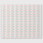 Merry Merry Cadeaupapier (Vlak)