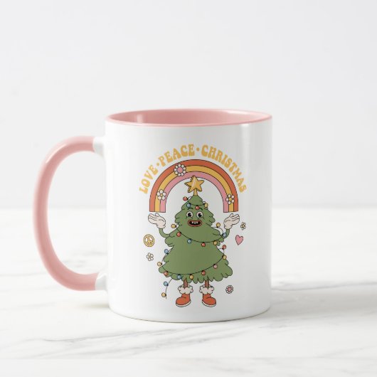 Merry Merry Christmas - Wees groovy en helder Mok (Links)