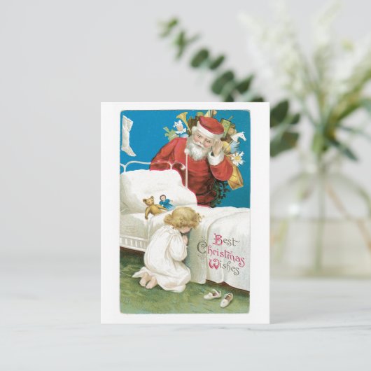 Merry Merry kerst Feestdagenkaart (Staand voorkant)