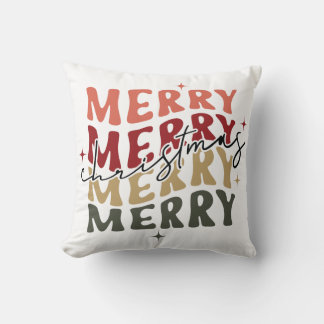 Merry Merry kerst Matching Familie Kussen