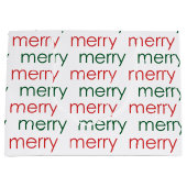Merry Merry Large Cadeauzakje (Voorkant)