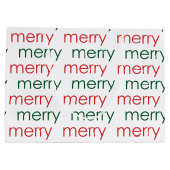 Merry Merry Large Cadeauzakje (Achterkant)