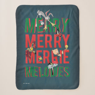 Merry Merry MERRIE MELODIES™ Sherpa Deken