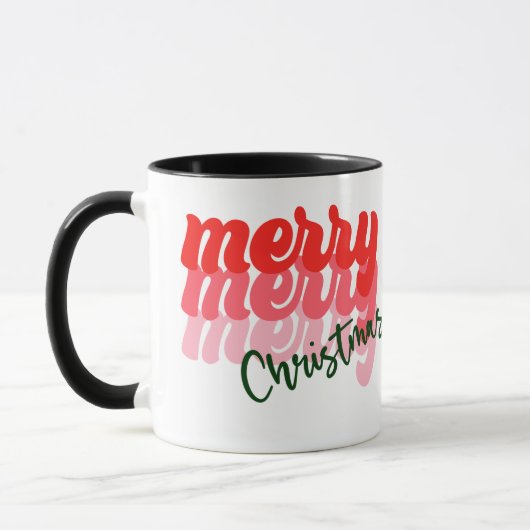 Merry Merry Merry Christmas Gift, Christmas Gift Mok (Links)