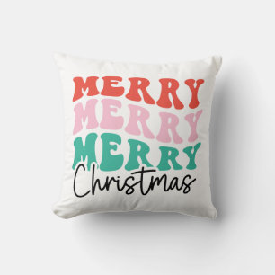 Merry Merry Merry kerst Kussen