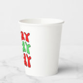 Merry Merry Merry Papieren Bekers (Links)