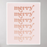 Merry Merry Pink Fade  Retro Font