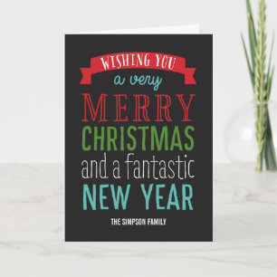 Merry Message Holiday Greep Card Feestdagen Kaart