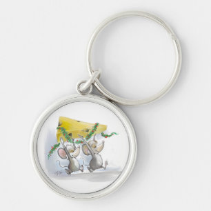 Merry Mice Mic & Mac Holiday Sleutelhanger