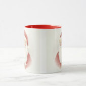 Merry Mist Watercolor Santa Kids Mug | Jolly Chris (Centre)