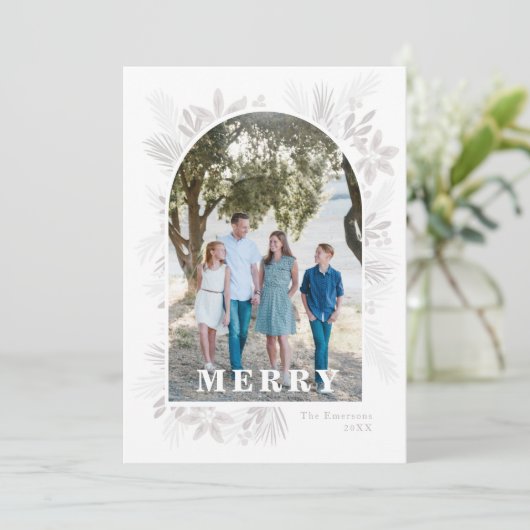 Merry Modern kerstklep (Staand voorkant)