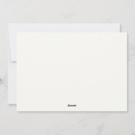 MERRY MONOGRAM 3 Foto Vakantie Kaart (Achterkant)