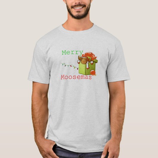 Merry Moosemas T-shirt (Voorkant)