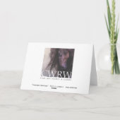 Merry Morgan Notecard Feestdagen Kaart (Achterkant)