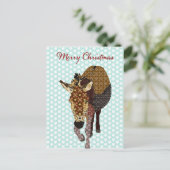 Merry Moses Blue Star Briefkaart Christmas (Staand voorkant)