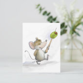 Merry Mouse Moe Avec Carte Postale Olive (Debout devant)