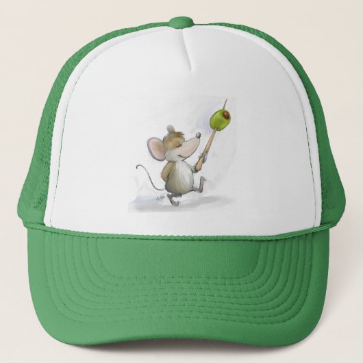 Merry Mouse Moe avec Casquette Olive Deli (Devant)