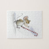 Merry Mouse Moe Holiday Puzzle Legpuzzel (Horizontaal)