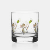 Merry Mouse Moe met olijfolie Whisky Glas (Achterkant)
