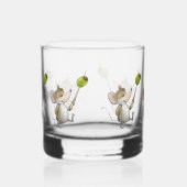 Merry Mouse Moe met olijfolie Whisky Glas (Rechts)