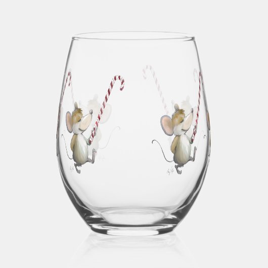 Merry Mouse Moe Wijnglas Zonder Voet (Rechts)