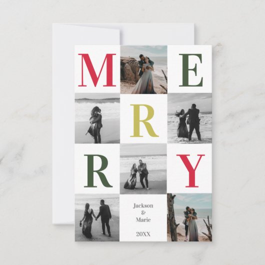 Merry Multi Photo Kerstdesign (Voorkant)