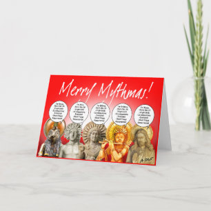 MERRY MYTHMAS! HOLIDAY CARD FEESTDAGEN KAART